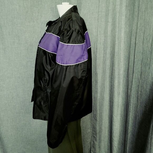 Nexgen Motorcycle Riding Jacket Tough Fabric Black Purple Thinsulate Women's L - Picture 6 of 16